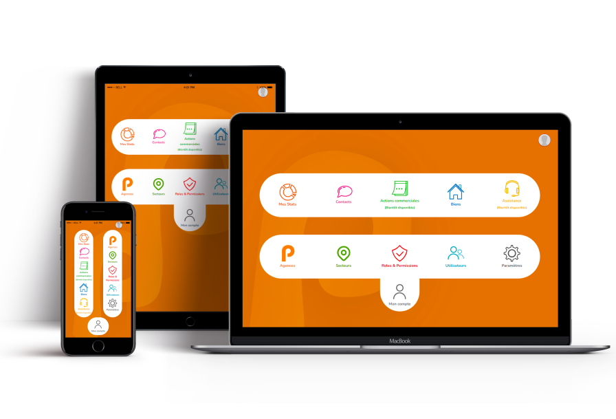 BOBCRM sur mobile et tablette